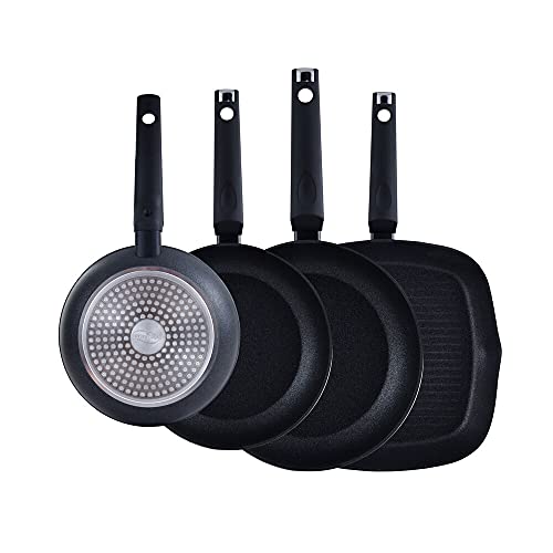Set De Sartenes San Ignacio Graphite Aluminio Forjado (5 Pcs)