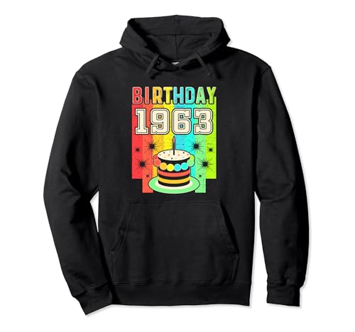 Camisetas vintage de 1963 para hombre, retro, divertidas, cumpleaños de 1963 Sudadera con Capucha