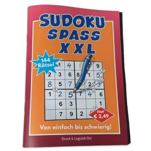 Sudoku Rätselheft: 144 Rätsel von einfach bis schwierig - 96 Seiten Sudoku inkl. Lösungen