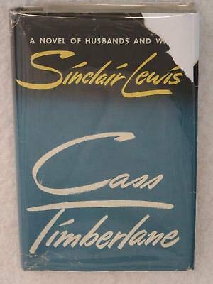 SIGNED SINCLAIR LEWIS Cass Timberlane First Pri... B0886F2DSR Book Cover