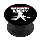 Ungarn Eishockey-Fans - Ungarische Hockeymannschaft PopSockets mit austauschbarem PopGrip
