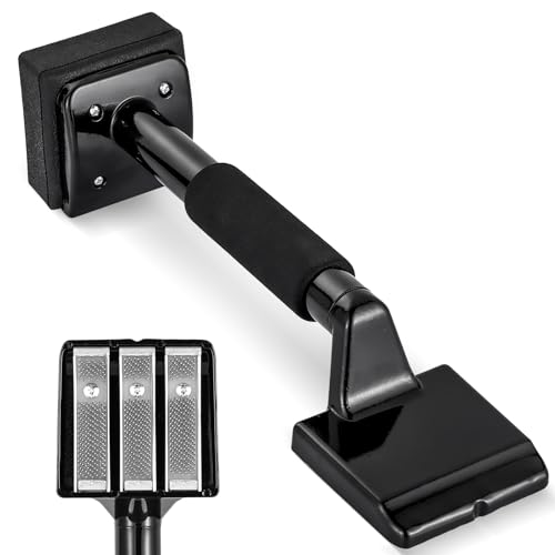 FLKQC Carpet Knee Kicker 16-5/8 Non-Adjustable Carpet Stretcher Wide Steel Head 4-1/8 x 4-1/16 Heavy-Duty Compact Carpet Stretcher Knee KickerTool for Carpet Installation