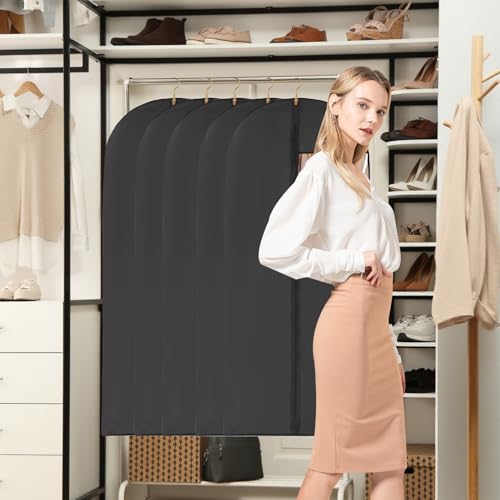 Garment Bags for Hanging Clothes, Garment Bags for Travel, Garment Bag with Clear Window for Business Family Wardrobe Storage Travel Essential4