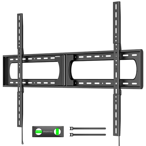 monTEK Heavy Duty Feste TV Wandhalterung 37-140 Zoll