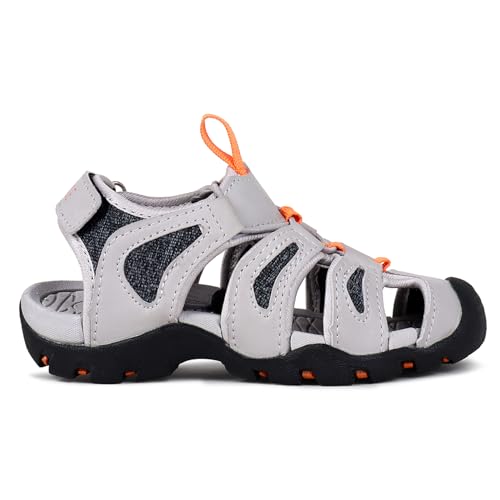 Image of TRASE Fisherman Sandals for Kids | Anti-Skid Comfortable Footwear for Boys | Adjustable Hook and Loop Closure | Flexible & Lightweight with Toe Protection