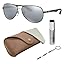 Polished Gunmetal Frame | Silver Polarized Lens