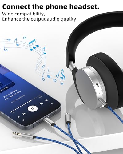 Cable AUX para iPhone 14 Pro con conector Lightning a 3.5mm con sonido estéreo sin pérdidas 3