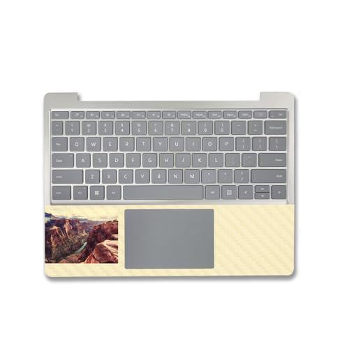 Image of MightySkins Carbon Fiber Skin Compatible with Microsoft Surface Laptop Go 3 (2023) Full Wrap Kit - Grand Canyon | Protective, Durable Textured Carbon Fiber Finish | Made in The USA