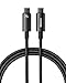 Ladekabel Schnellladekabel  günstig Kaufen-Baseus USB C Kabel 240W 2m, PD Schnellladekabel USB C auf USB C Kabel, Zinklegierung Typ C Ladekabel für MacBook Pro 2020 iPad Air Dell HP Samsung Galaxy S22 S21 S20, Steam Deck