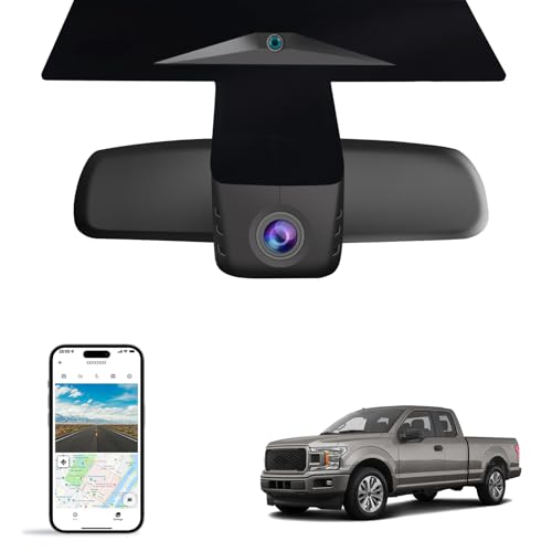 KBSYNT Front 4K Dash Cam for Ford F150 2018-2025 F250/F350 Super Duty 2020-2025 XLT King Ranch Lariat Raptor Tremor Limited Platinum (Model A)