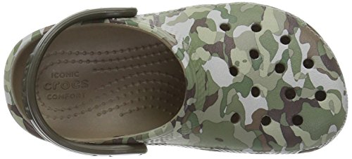 Sandália, Crocs, Classic Kids Realtree, Khaki, 25, Criança Unissex