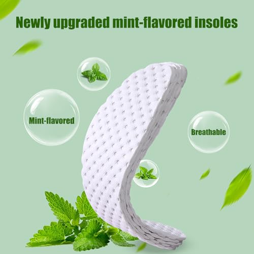 Plantillas Desechables Aromatizadas a Menta 10 Pares 6.5 Mujer miniatura 3