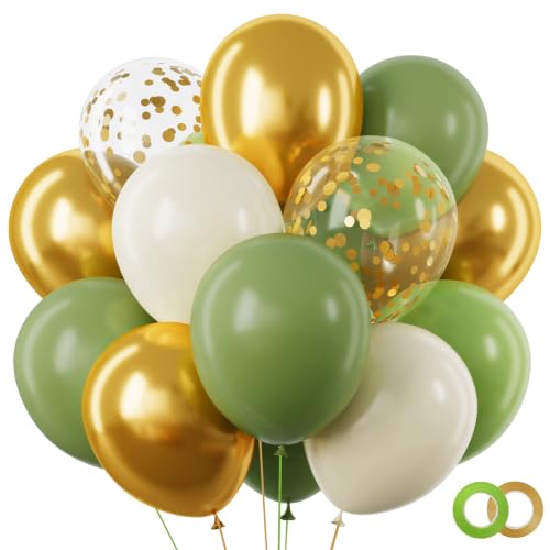 RUBFAC Sage Green Balloons