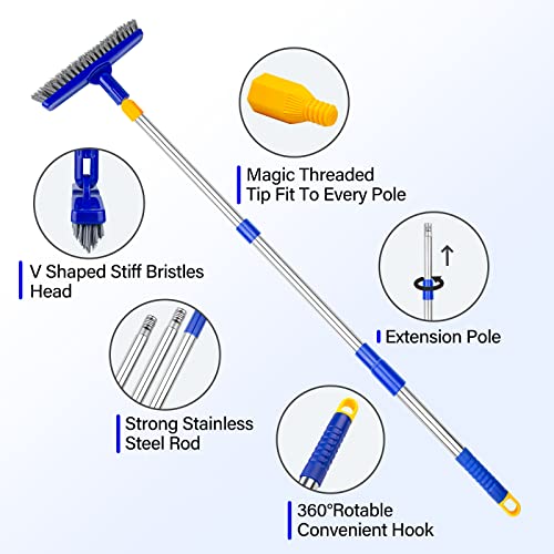 Ittar 2009014 Grout Brush With Long Adjustable Handle thumb #3