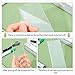 50 Sets 2 x 8 Inch Acrylic Wall Name Plate Holder Clear Plastic Sign Holder Frame with Adhesive Tape Horizontal Name Plates for Door Office Nameplate Display Trays Office Home Classroom Favors