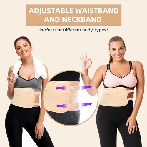 Paquete de 2 paquetes de aceite de ricino, algodón orgánico para cintura y cuello, reutilizables para aliviar el estrés, desintoxicación del hígado, ayuda para dormir, compresa ajustable, lavable - imagen 4