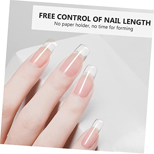 LALAFINA 120 Pçs/Caixa Nail Art Sem Costura Peça De Unhas De Plástico Criança Unhas Falsas Unhas Dec