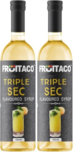 Image of Fruitaco Triple Sec Syrup: Perfect Mixer For Enhancing Mocktails & Cocktails, Drinks, And Mojitos At Parties, Conveniently Packaged In A 750Ml Bottle For All Your Mixing Needs | Non-Alcoholic - Liquid