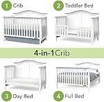 Child Craft Camden 4-in-1 Lit bébé, Blanc mat