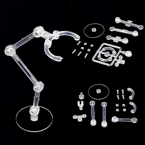 Soporte Transparente Para Figuras De Acción – 3 Bases Con Brazos Flexibles Y 12 Clips Ajustables, Compatible Con HG/RG/BB, Ideal Para Stop Motion Y Exhibición Brazo Flexible Para Stop Motion Soporte Transparente Para Figuras De Acción – 3 Bases Con Brazos Flexibles Y 12 Clips Ajustables, Compatible Con HG/RG/BB, Ideal Para Stop Motion Y Exhibición Brazo Flexible Para Stop Motion