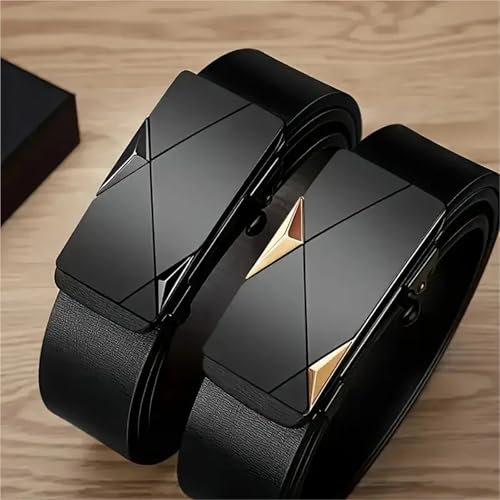 Stylish Leather Belt - Fashion Belts for Daily Life, Leisure, Party, Festival, Work, and Business Automatic Buckle3
