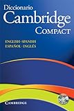  Diccionario Bilingue Cambridge Spanish-English Paperback with CD-ROM Compact edition
