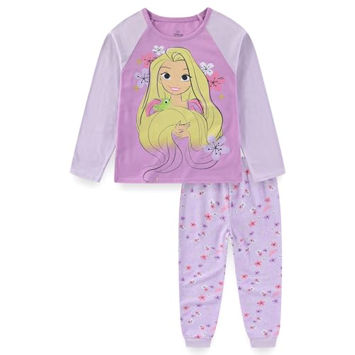 Image of Disney Lilo and Stitch Frozen Minnie Mouse Princess Girls Long Sleeve Shirt and Pants Set for Infant to Big Kids