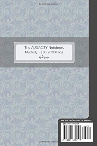 THE AUDACITY Notebook: Mindfulity™, Grey - Image 2