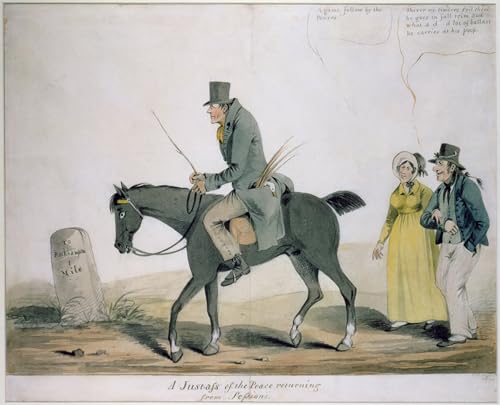 Cuadro de Henry William Bunbury de 60x90cm para dar vida a las paredes vacías del dormitorio