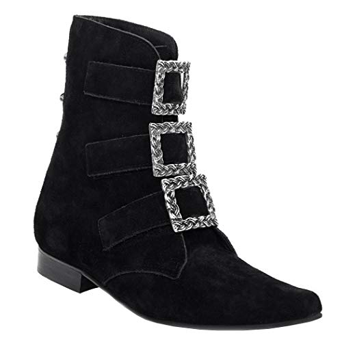 Boots & Braces Winkelpiker Garibaldi daim noir pointure 41