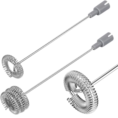 2 Pack Whisk heads frother replacements ONLY for VOMELON frother (For AAA Batteries version) For AAA Batteries frother