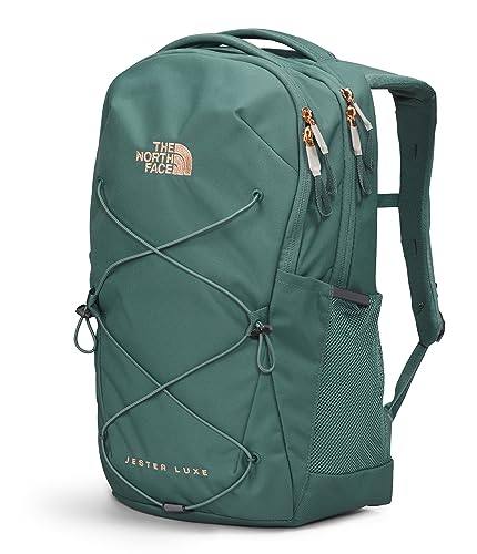Image of THE NORTH FACE Women's Every Day Jester Laptop Backpack, Dark Sage /Burnt Coral Metallic, One Size
