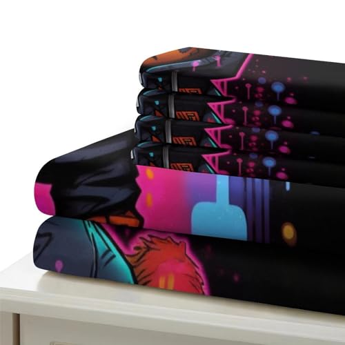 Housse de couette microfibre ours 3D infroissable et douce avec fermeture éclair