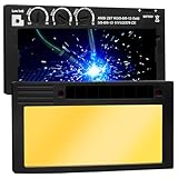 2x4 Auto Darkening Welding Lens, Gold Welding...