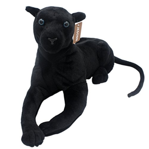 Jesonn Realistic Large Stuffed Animals Toy Black Panther For Kids' Gifts,23.6" Or 60Cm,1Pc #TOP1