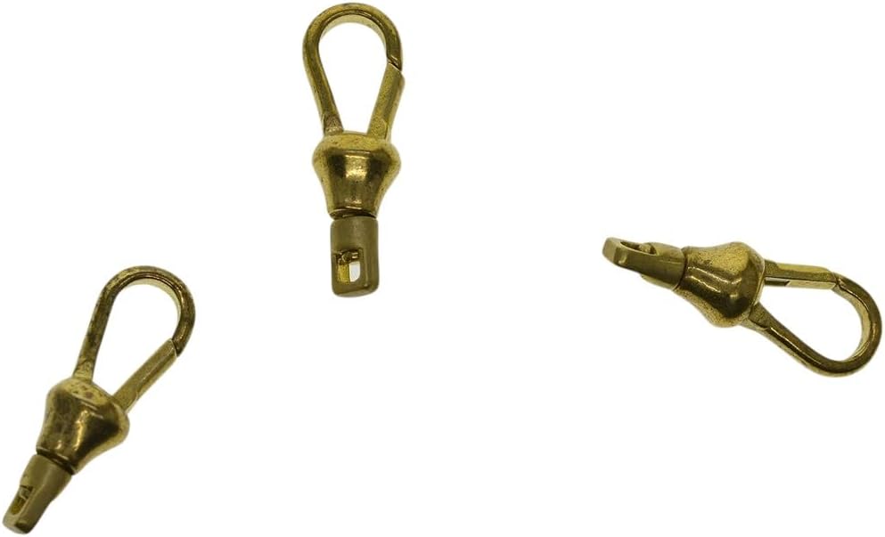 New 2026 6Pcs Korea Mini Small Solid Brass Pocket Watch Swivel Clip Chain Spring Snap Hook 23Mm 0.9 Inch Buckle Leathercraft DIY Acc Jewelry Fashion Accessories Creative Gift