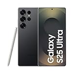 Samsung Galaxy S25 Ultra AI Smartphone mit Galaxy AI, Ohne Vertrag, Handy mit Android, 12 GB RAM, 256 GB Speicher, 200-MP-Kamera, Titanium Black, 3 Jahre Herstellergarantie [Exklusiv auf Amazon]