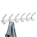 Price comparison product image iDesign Classico Wall Mount Rack with 6 Hooks, Chrome
