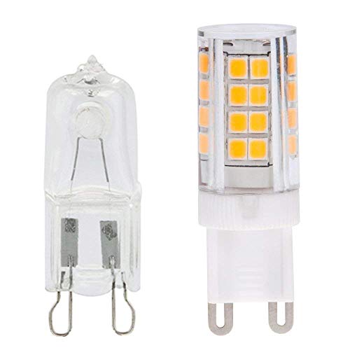 Hero-Led G9-51S-Ww T4 G9 Led 120V Halogen Replacement Bulb, 3.5W, 40W Equivalent, Dustproof Protection Ip55, Warm White 3000K, 5-Pack(Not Dimmable) #TOP4