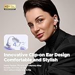 SoundPEATS POP Clip Wireless Open Ear Earbuds, Button Control, Lightweight Comfort Headphones, 30H Playtime, IPX5 Waterproof, Bluetooth 5.4 Immersive Audio Earphones for Sports Running Working, Purple - Image 2