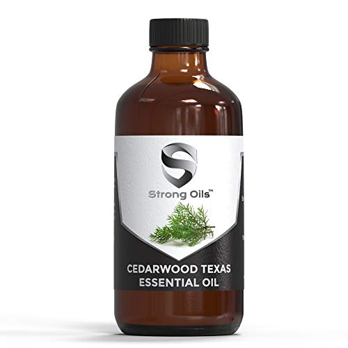 STRONG OILS 100% Pure Cedarwood Essential Oil Therapeutic Grade (Texas, 4 OZ)
