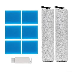 Per Tineco Ifloor 2 Wet Dry Aspirapolvere Set di pezzi di ricambio tra cui 2 spazzole a rullo, 6 filtri in spugna 1 strumento di pulizia per la pulizia dei pavimenti duri