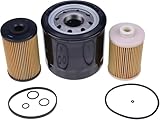 Replace the oil and fuel filter kit 8-98147-525-0 8-98165-375-0 2-90654-800-0 Compatible with ISUZU