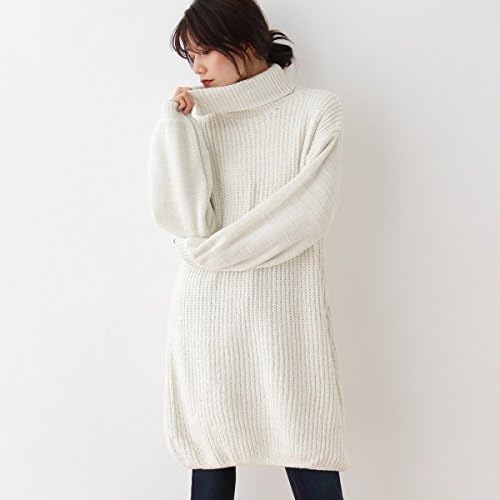 Amazon Co Jp オゾック Ozoc ワンピース ラメモールオフタートルワンピース オフホワイト 003 38 M 服 ファッション小物