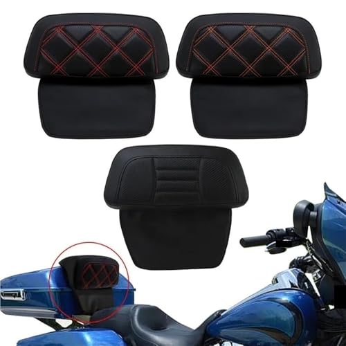 Coussin dossier Tour-Pack moto ergonomique et imperméable pour Electra Glide