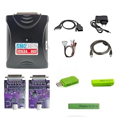 SM2 P/RO J2534 V1.21.22 Upgraded Version with Dongle Program Read and Write 67 in 1 OBDII Tools J2534 Full Engineer (SM2 PRO US Standard)