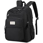 abshoo 32L Big Student Laptop Backpack For College Men Women Middle High School Teen Bookbag Travel Backpack Daypack (Black)
