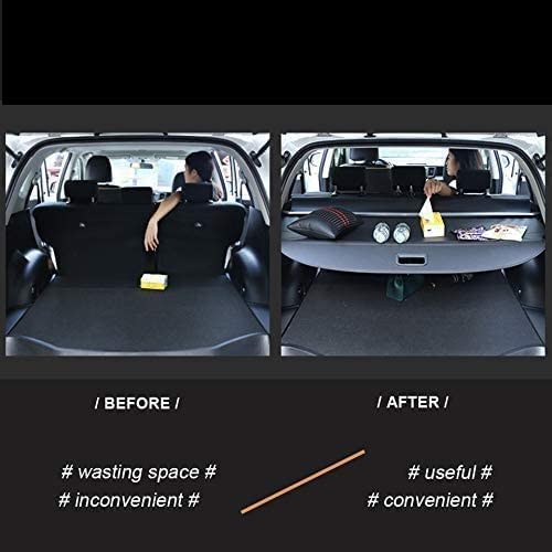 Cache-bagages Audi Q3 2011 2012 2013 étagère arrière rétractable coffre - 2