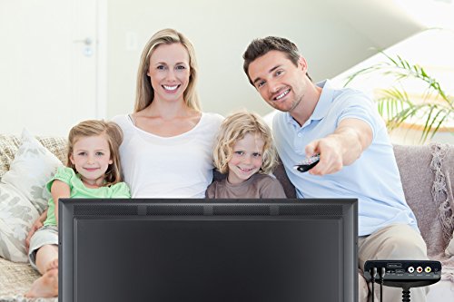 Exuby Digital Converter Box for TV w/Antenna, HDMI & RCA Cable for Recording & Watching Full HD Digital Channels - Instant & Scheduled Recording, 1080P, HDMI Output, 7 Day Program Guide & LCD Screen - Thumbnail 5