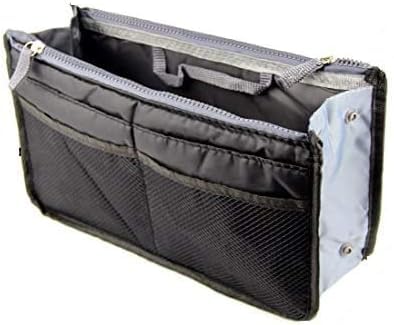 RayLineDoRayLineDo® 2X Pack Ladies Tidy Travel Insert Handbag Cosmetic Organiser Purse Large Liner Make-up Bag Pouch